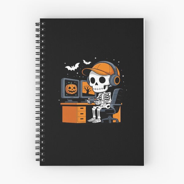 Item preview, Halloween Skeleton Gamer Video Gaming Skeleton Gaming designed and sold by LinlinsDemons.