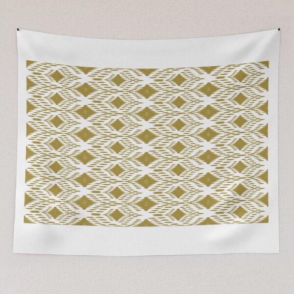 Item preview, A seamless geometric Ikat pattern inspired by traditional hand-dyed weaving techniques designed and sold by Line-Aura.