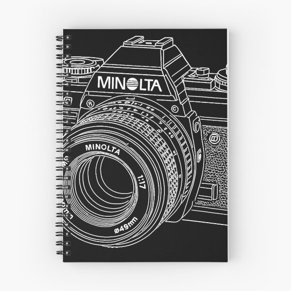 Item preview, Vintage Minolta X-700 Line Art – Retro Film Camera Illustration designed and sold by Stinky Lincy's Apparel Company.