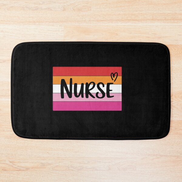 Item preview, Registered Nurse Appreciation Gay Lesbian Pride Flag designed and sold by catsdothingz.