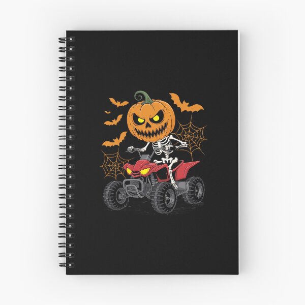 Item preview, Halloween Skeleton Pumpkin Ride ATV Quad 4 Wheeler designed and sold by LinlinsDemons.
