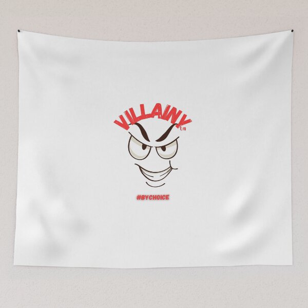 Item preview, Villian™ Face Logo – My Choice Edition designed and sold by DezigEK.