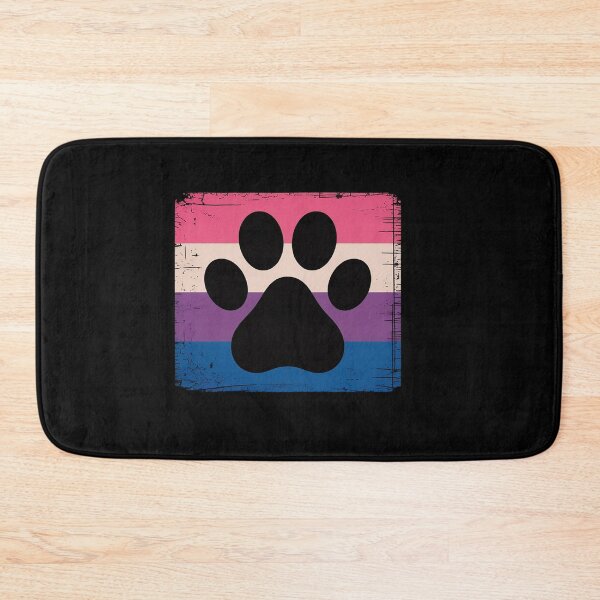 Item preview, Paw Retro Bisexual Furry Bi Pride Flag designed and sold by catsdothingz.