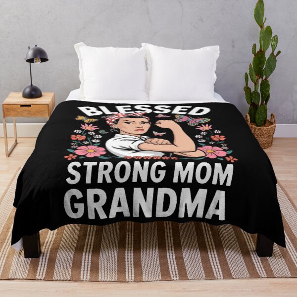Item preview, Mother's Day Blessed Strong Mom Grandma Strong Women Gift designed and sold by DentistLegal.