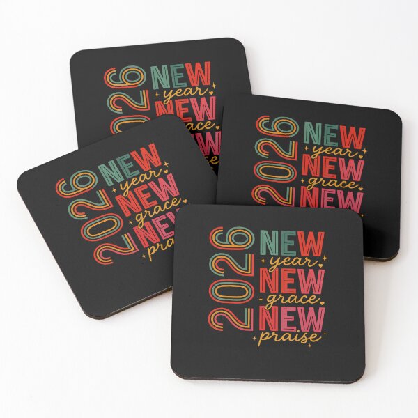 Item preview, 2026 New Year Grace Praise Retro Faith Typography Art designed and sold by PeggyBeverly.