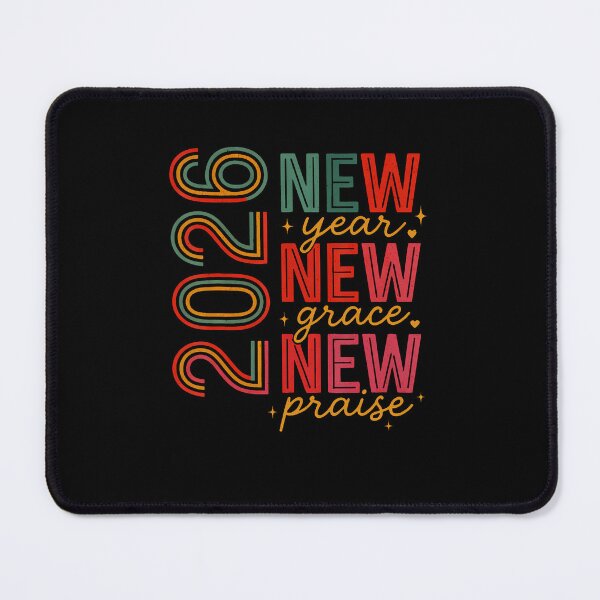 Item preview, 2026 New Year Grace Praise Retro Faith Typography Art designed and sold by PeggyBeverly.