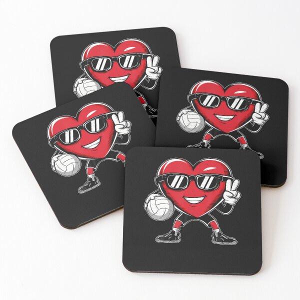 Item preview, Heart Playing Volleyball Valentines Day s designed and sold by SarahLeanne1.