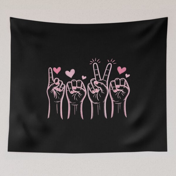 Item preview, Sign Language LOVE Teacher Unisex  Sign Love Back To School designed and sold by catsdothingz.