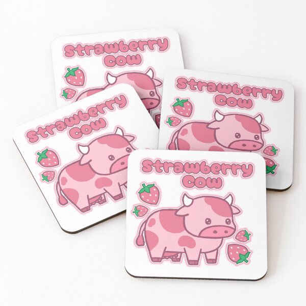 Item preview, Kawaii pink cow designed and sold by loveiscosmic.
