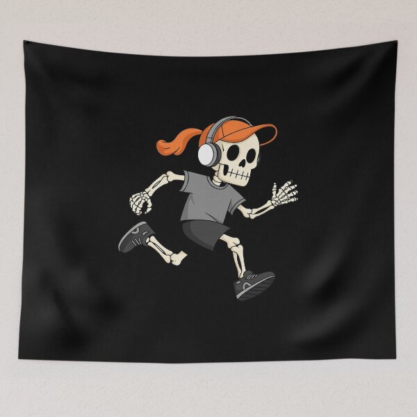 Item preview, Halloween Skeleton Running Girl Spooky Costume designed and sold by LinlinsDemons.
