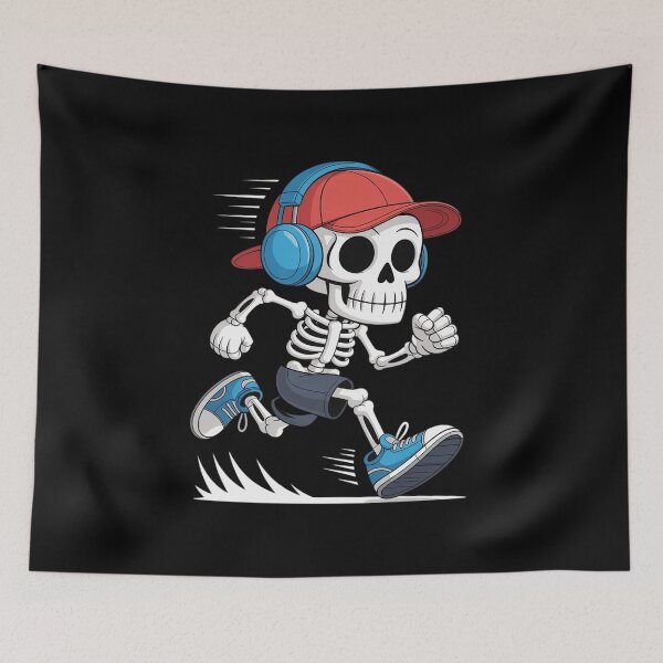 Item preview, Halloween Skeleton Running Spooky Costume designed and sold by LinlinsDemons.