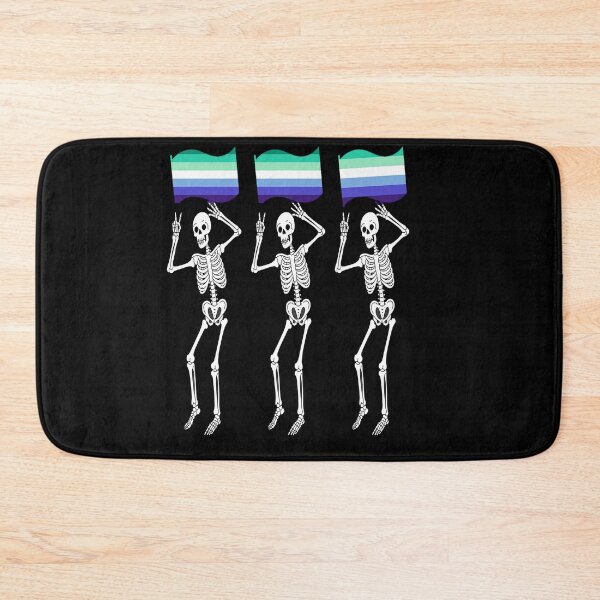 Item preview, Skeleton Halloween LGBT Flag Skeleton Gay Pride Month designed and sold by catsdothingz.