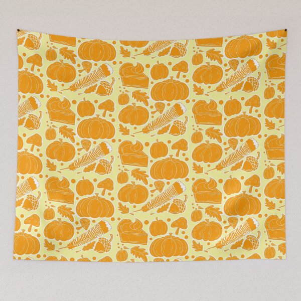 Item preview, Thanksgiving Bliss With yellow background  designed and sold by missmann.