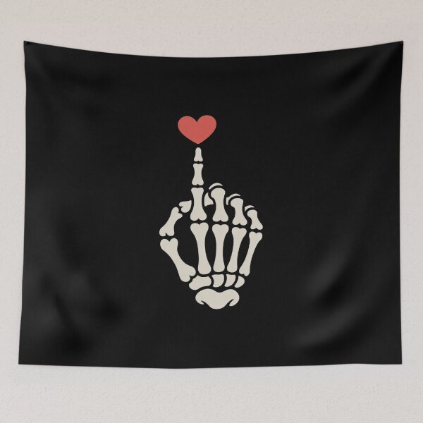 Item preview, Skeleton Heart Hand Halloween Valentine Girl Women Men  designed and sold by catsdothingz.