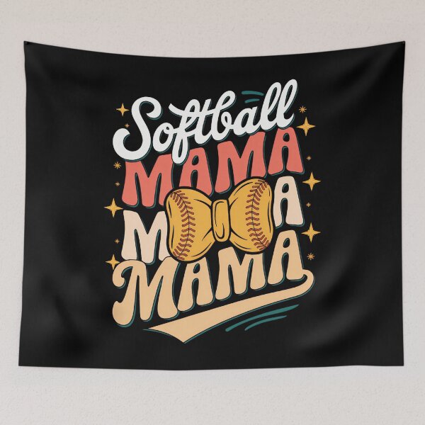 Artikelvorschau, Softball Mama Muttertag entworfen und verkauft von DentistLegal.