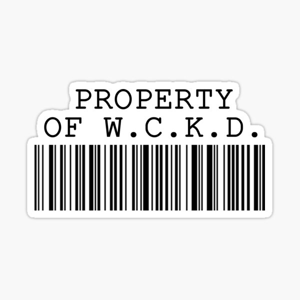 Eigentum von WCKD Sticker