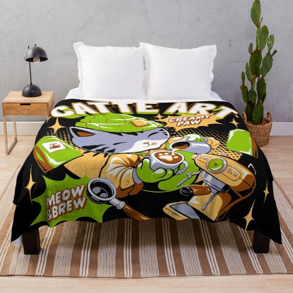 Item preview, Catte Art – Cute Barista Cat Making Latte Art designed and sold by Pupung oktavian.
