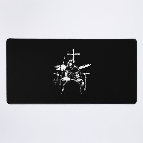 Item preview, Jesus Playing Drums Christian Drummer Cross Vintage designed and sold by PeggyBeverly.
