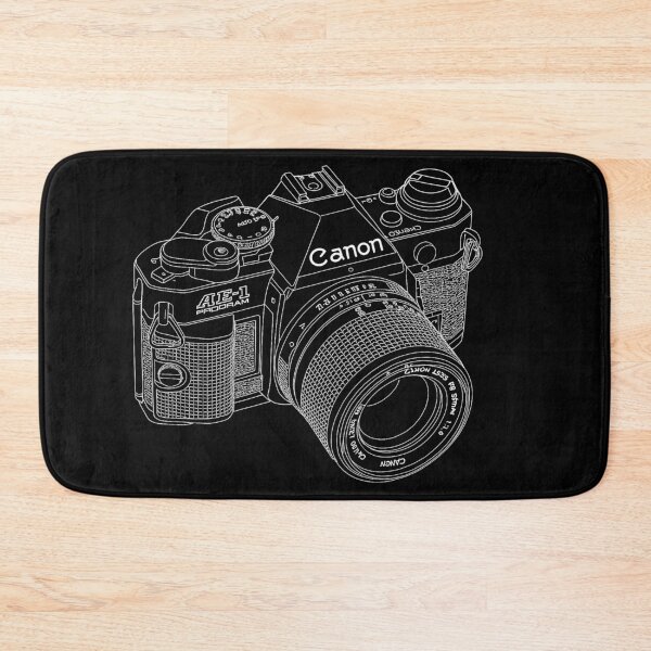 Item preview, Canon AE-1 Program Line Art – Retro 35mm Film Camera Illustration for Photographers & Vintage Gear Lovers designed and sold by Stinky Lincy's Apparel Company.
