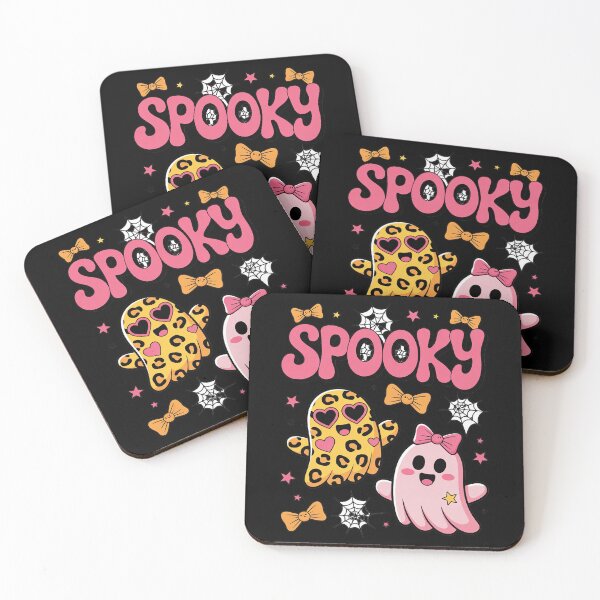Item preview, Halloween Spooky Ghost Girls Bow Leopard Matching Family designed and sold by velltoons.