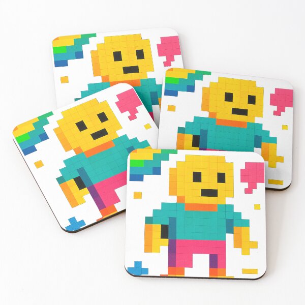 Item preview, Pixel Rainbow Character – Colorful Retro 8-Bit Style Art designed and sold by Samuk-Fern.