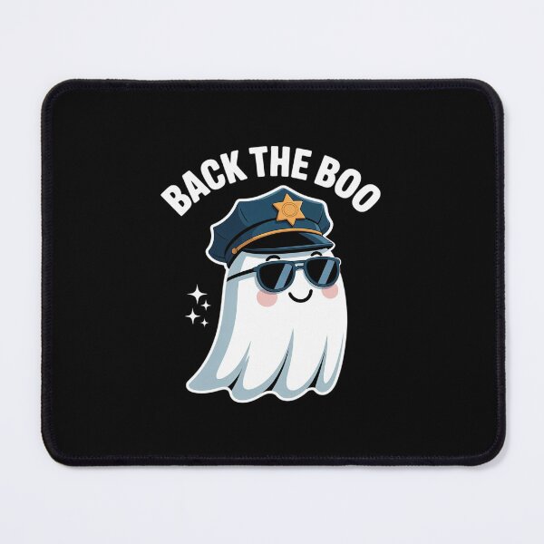 Item preview, Halloween Spooky Season Back The Boo Police Ghost designed and sold by velltoons.