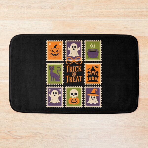 Item preview, Halloween Stamp Icons Halloween Cat Ghost Stamp designed and sold by velltoons.