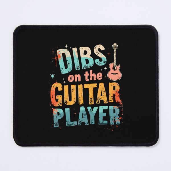 Item preview, Dibs On The Guitar Player Guitar Music designed and sold by MarionCharleen.