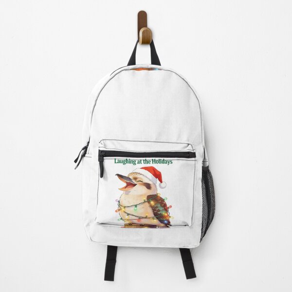 Item preview, xmas kookaburra Funny Christmas Kookaburra Tangled in Lights – Laughing Holiday Bird Art designed and sold by Uglyandcute.