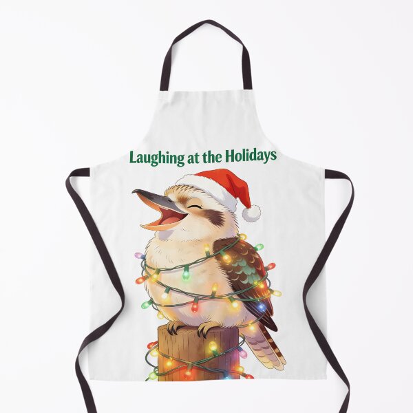 Item preview, xmas kookaburra Funny Christmas Kookaburra Tangled in Lights – Laughing Holiday Bird Art designed and sold by Uglyandcute.