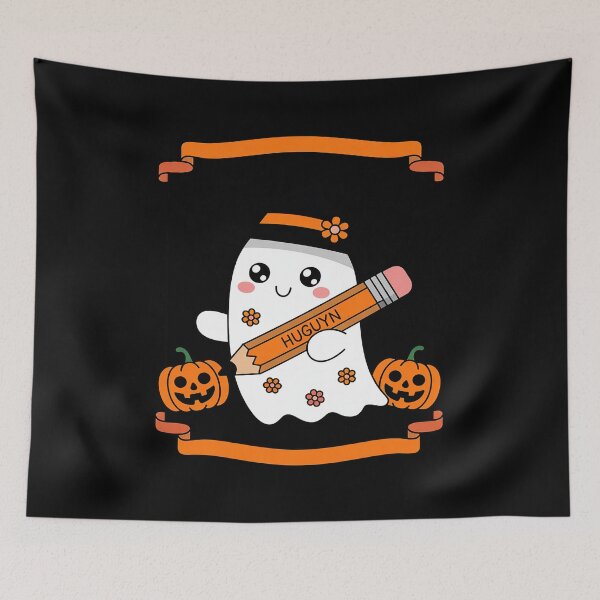 Item preview, Halloween Teachers Cute Ghost Preppy Spooky Teacher designed and sold by velltoons.