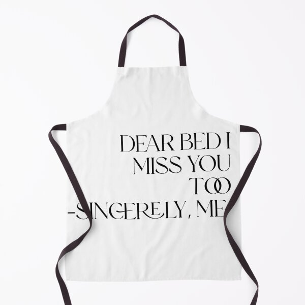 Item preview, Dear Bed I Miss You Too | Minimalist Typography | Spoonie Humor designed and sold by Monica Laipple.