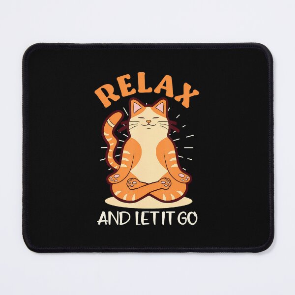 Item preview, Cat Lovers Relax And Let It Go Funny Cats Yoga designed and sold by PeggyBeverly.