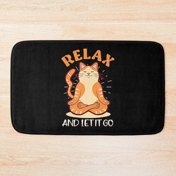 Item preview, Cat Lovers Relax And Let It Go Funny Cats Yoga designed and sold by PeggyBeverly.