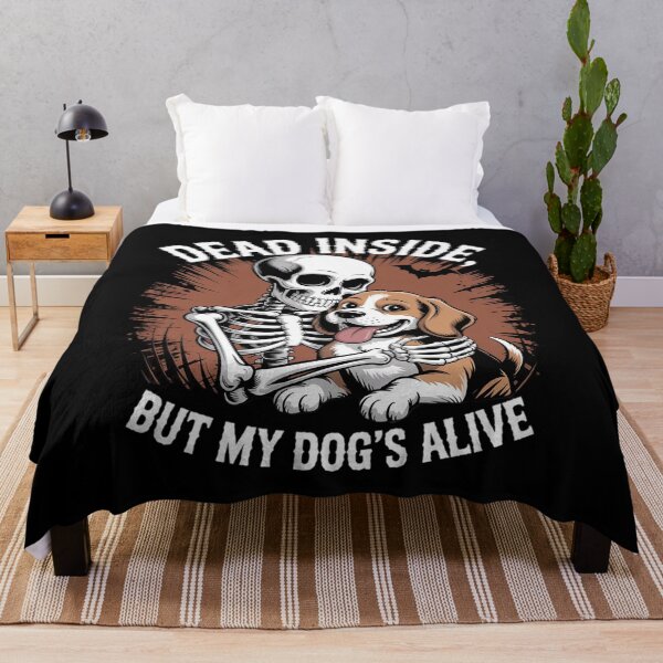 Item preview, Halloween Therapy Dog Dead Inside But My Dog’s Alive designed and sold by velltoons.
