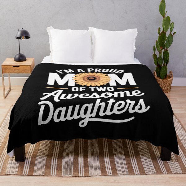 Item preview, I'm a proud mom of two awesome daughters mother's day women designed and sold by DentistLegal.