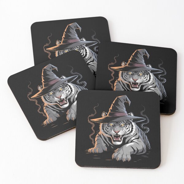 Item preview, Halloween Tiger Witch Scary Face Zombie Animal Halloween designed and sold by velltoons.