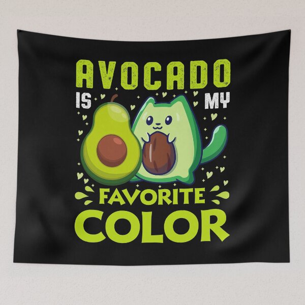 Item preview, Avocado Cat Funny T-Shirt Design designed and sold by LarryMBrown.