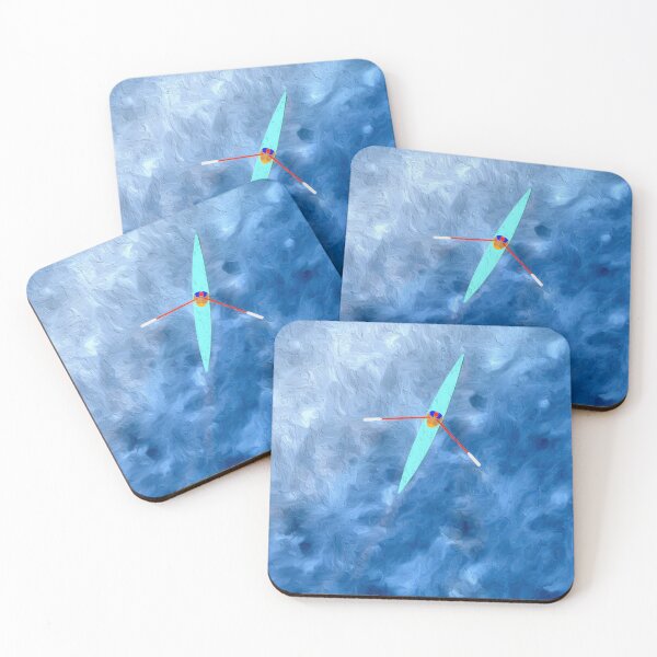 Item preview, Impressionist Single Scull Rowing Art designed and sold by Michael van der Hoorn.