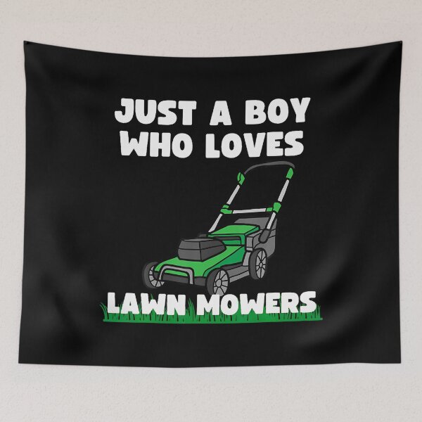 Item preview, Just A Boy Who Loves Lawn Mowers Funny Toddler Baby 5T 4T 3T designed and sold by AlbertaDana.