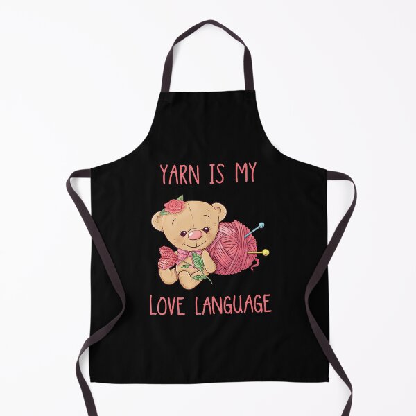 Item preview, Funny Cute Knitter Yarn Is My Love Language Knitting designed and sold by MarionCharleen.