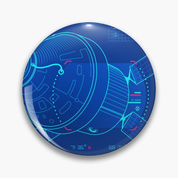 Item preview, aerospace technology or space engineering, graphic of lined satellite with futuristic interface designed and sold by NiamLab.