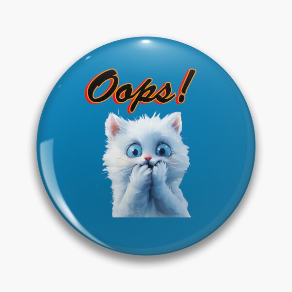 Item preview, "Oops, Cat Chronicles: Oops! expression text design designed and sold by TR_fairydesigns.