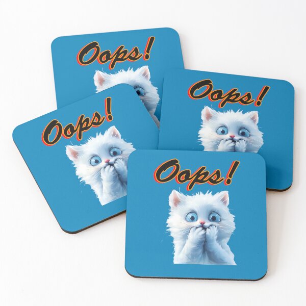 Item preview, "Oops, Cat Chronicles: Oops! expression text design designed and sold by TR_fairydesigns.