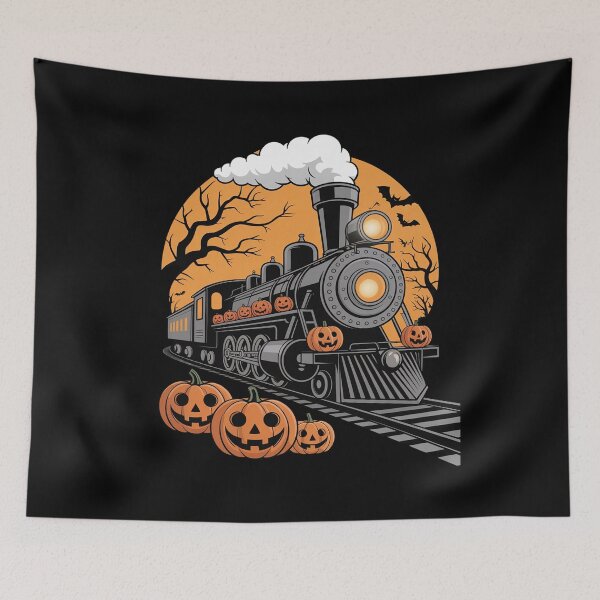 Item preview, Halloween Train Jack O Lantern Pumpkin designed and sold by FndPardaL.