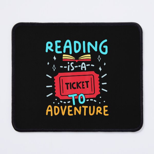Item preview, Reading Is A Ticket To Adventure Fun Book Lovers Fun designed and sold by BrandyMartha.