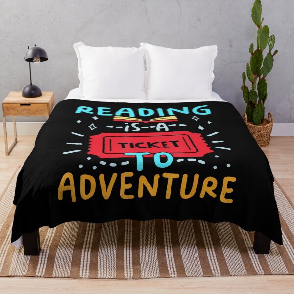 Item preview, Reading Is A Ticket To Adventure Fun Book Lovers Fun designed and sold by BrandyMartha.