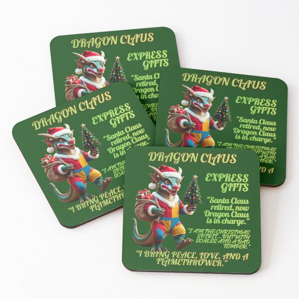 Item preview, Funny Christmas Dragon,fantasy Christmas designed and sold by OLYUS.