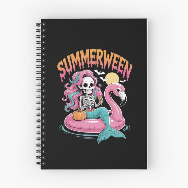 Item preview, Halloween Tropical Summerween Mermaid Skeleton designed and sold by FndPardaL.