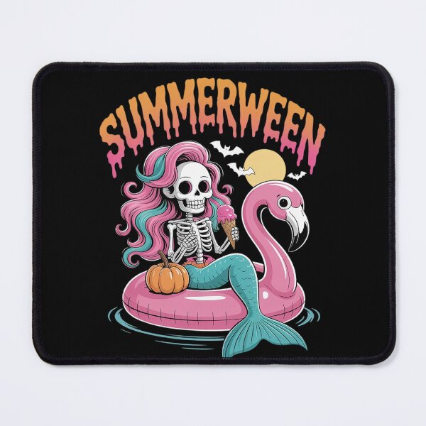 Item preview, Halloween Tropical Summerween Mermaid Skeleton designed and sold by FndPardaL.
